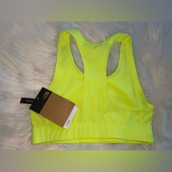 THE NORTH FACE Women's Elevation Sports Bra, LED Yellow Medium NWT - Picture 6 of 6